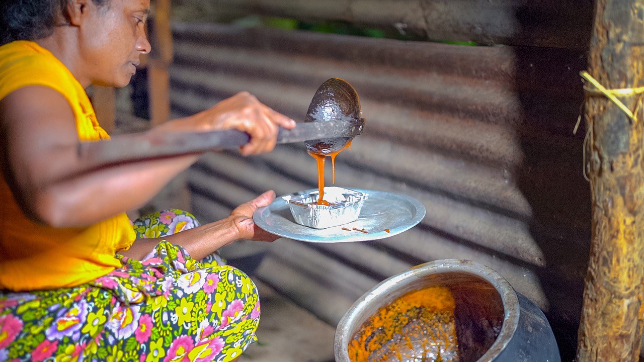 Artisan crafting a product